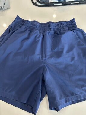 lululemon athletica Men's Navy Blue Athletic Shorts